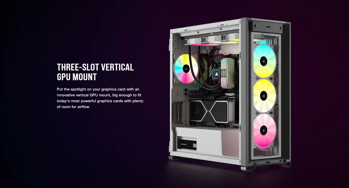 Vỏ máy tính Corsair 7000D Airflow TG White giới thiệu 3